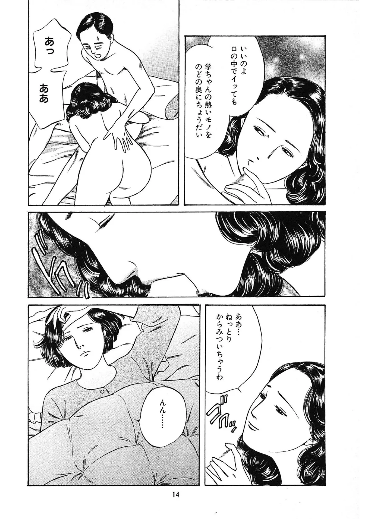 若妻閉ざされた寝室＜描き下ろし原画入り特別版＞・鶴永いくお官能コレクション13 15ページ