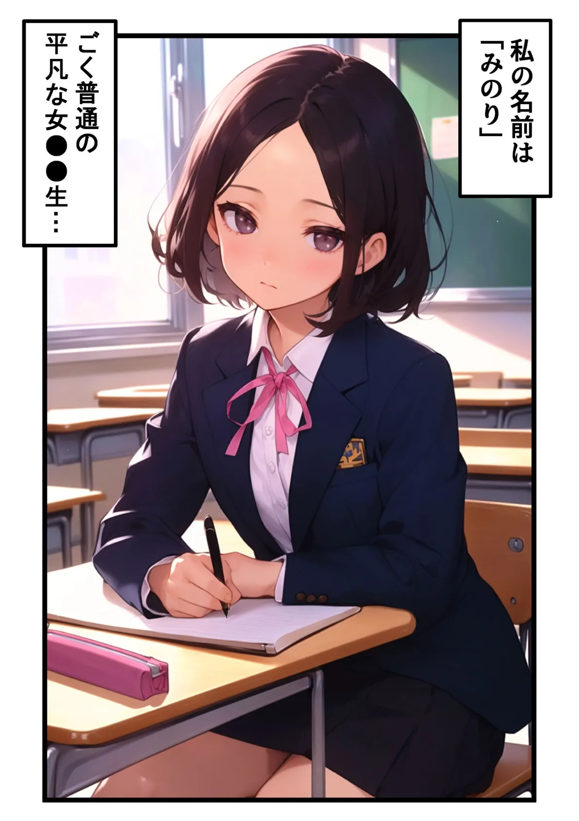 みのり(●●)初めてのパパ活 モザイク版 4ページ