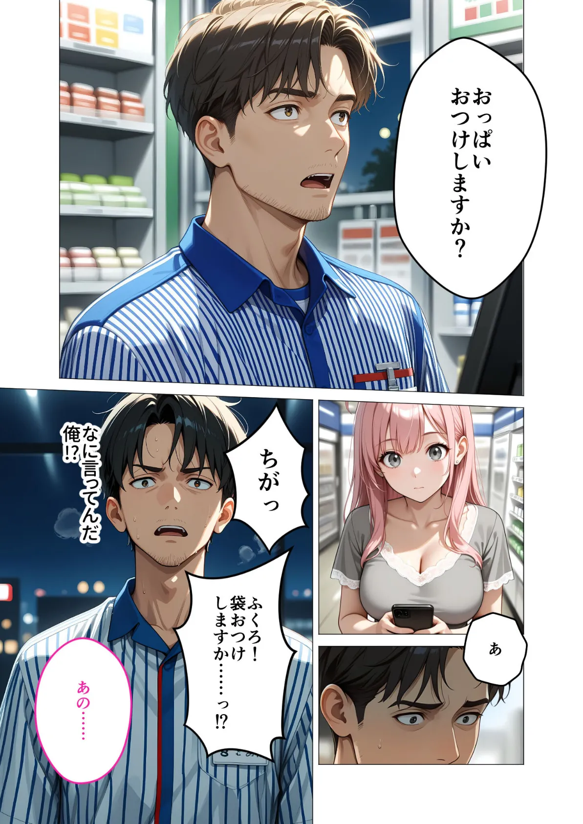 お客様はおっぱいです。 (1) 〜愛欲MAX!現役JDえんじぇるに甘え堕ち〜モザイク版 8ページ