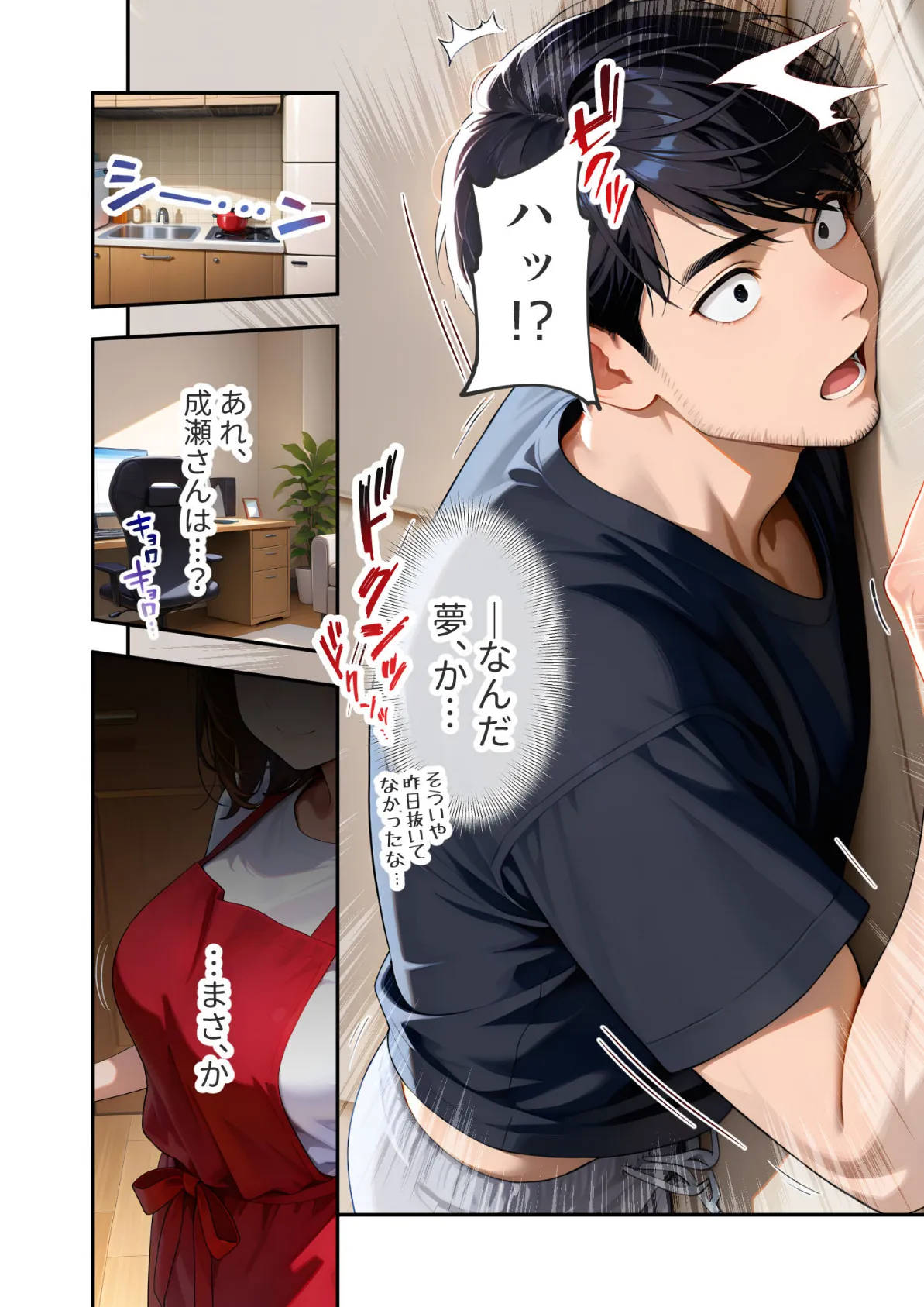 家性婦の成瀬さんは竿のお掃除までしてくれる 〜爆乳・爆尻持ちのド変態お姉さん〜 モザイク版 12ページ