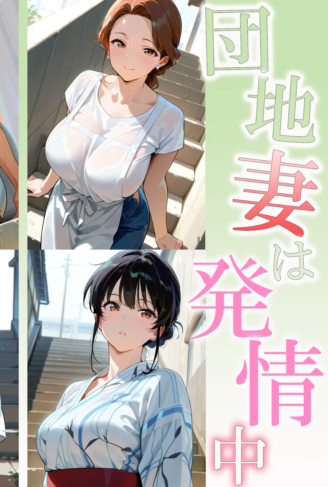 団地妻は発情中1 爆乳シングルマザー歩美 4ページ