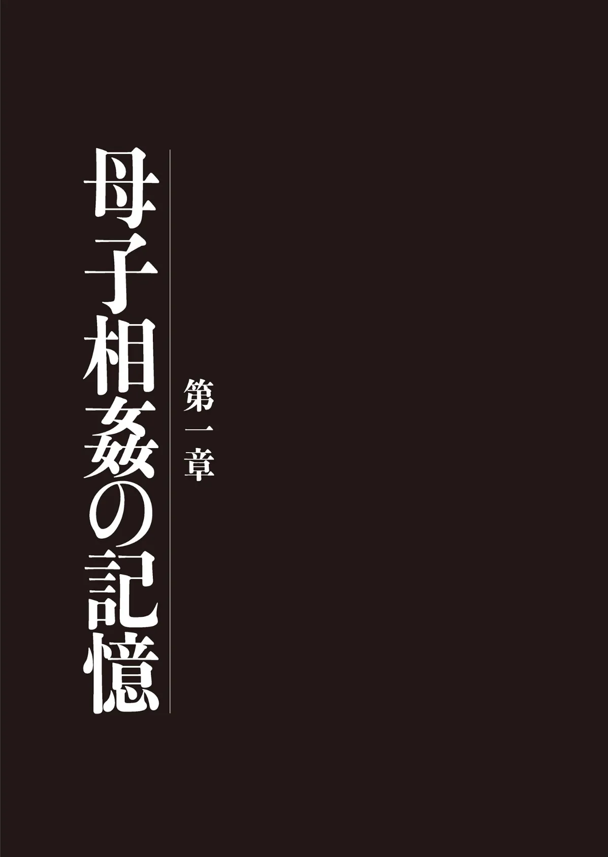 母子相姦日記 母さん、一度だけだから…。 3ページ
