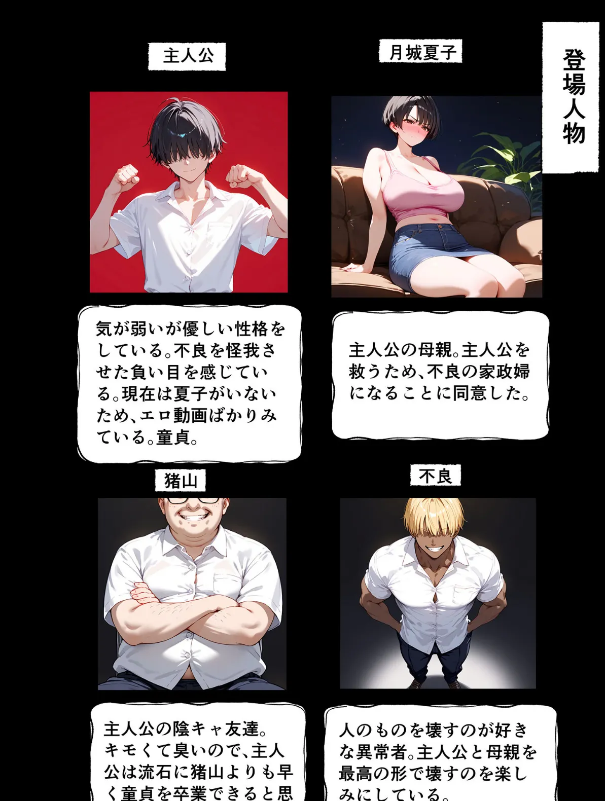 女手ひとつでボクを育ててくれた自慢の母がボクを守るためにいじめっ子の女になる話2 モザイク版 5ページ