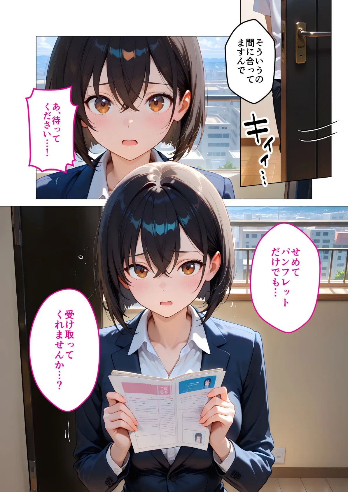 当店限定!セックス¥0サービス 〜新人営業さんの崖っぷちえっち〜 モザイク版 12ページ