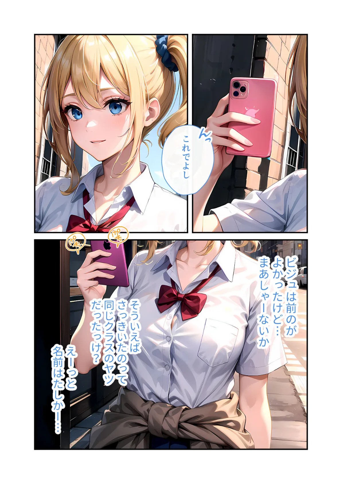 陰キャの僕、透視の力を手に入れる。第十二話 〜パリピギャルへの淫らな制裁〜 モザイク版 9ページ