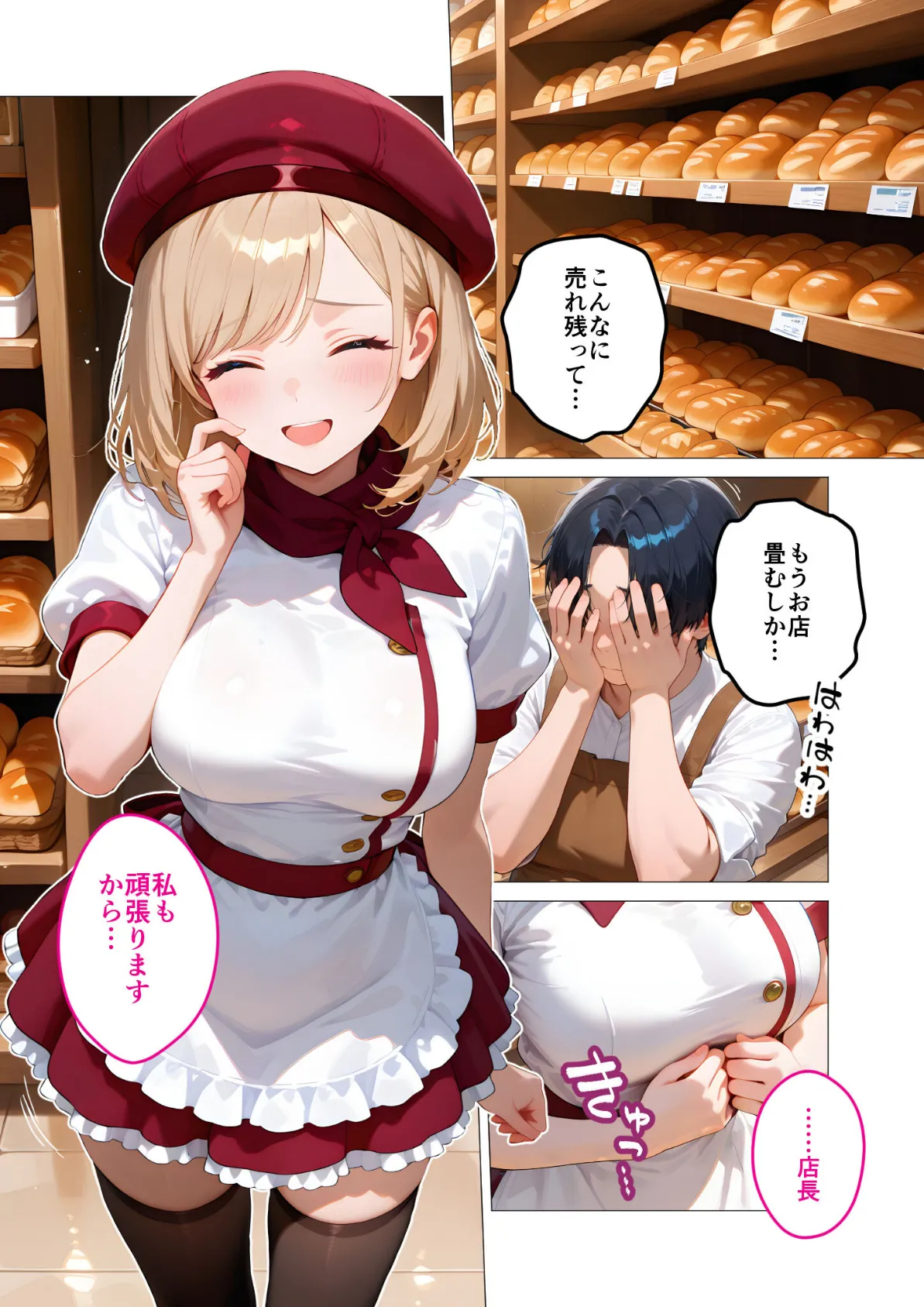 当店限定!セックス¥0サービス 〜ひたむきパン屋さんの流されえっち〜 モザイク版 3ページ