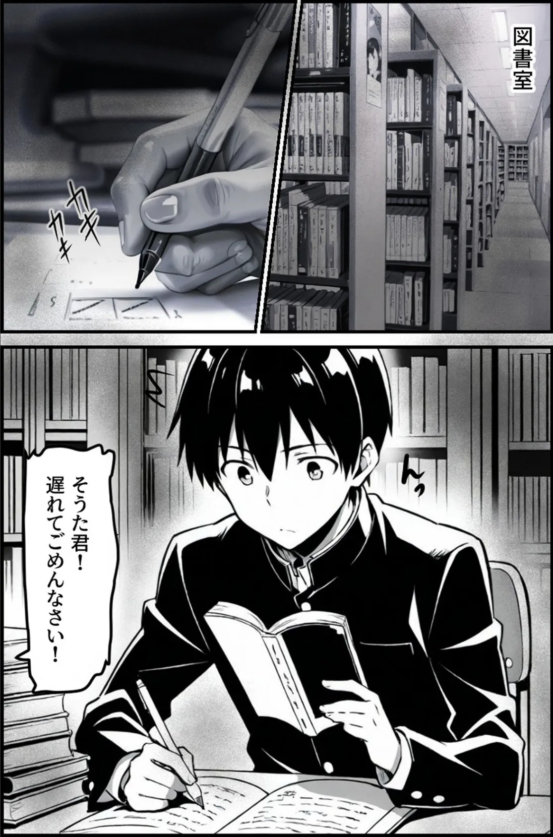 気になるクラスメイトはマゾだった モザイク版 4ページ