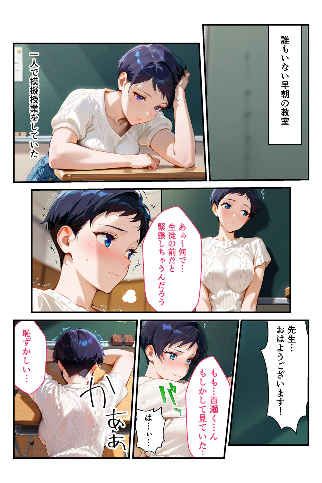 快楽学園 どすけべ先生とハメ放題！15 〜教育実習生 松本京香〜 5ページ