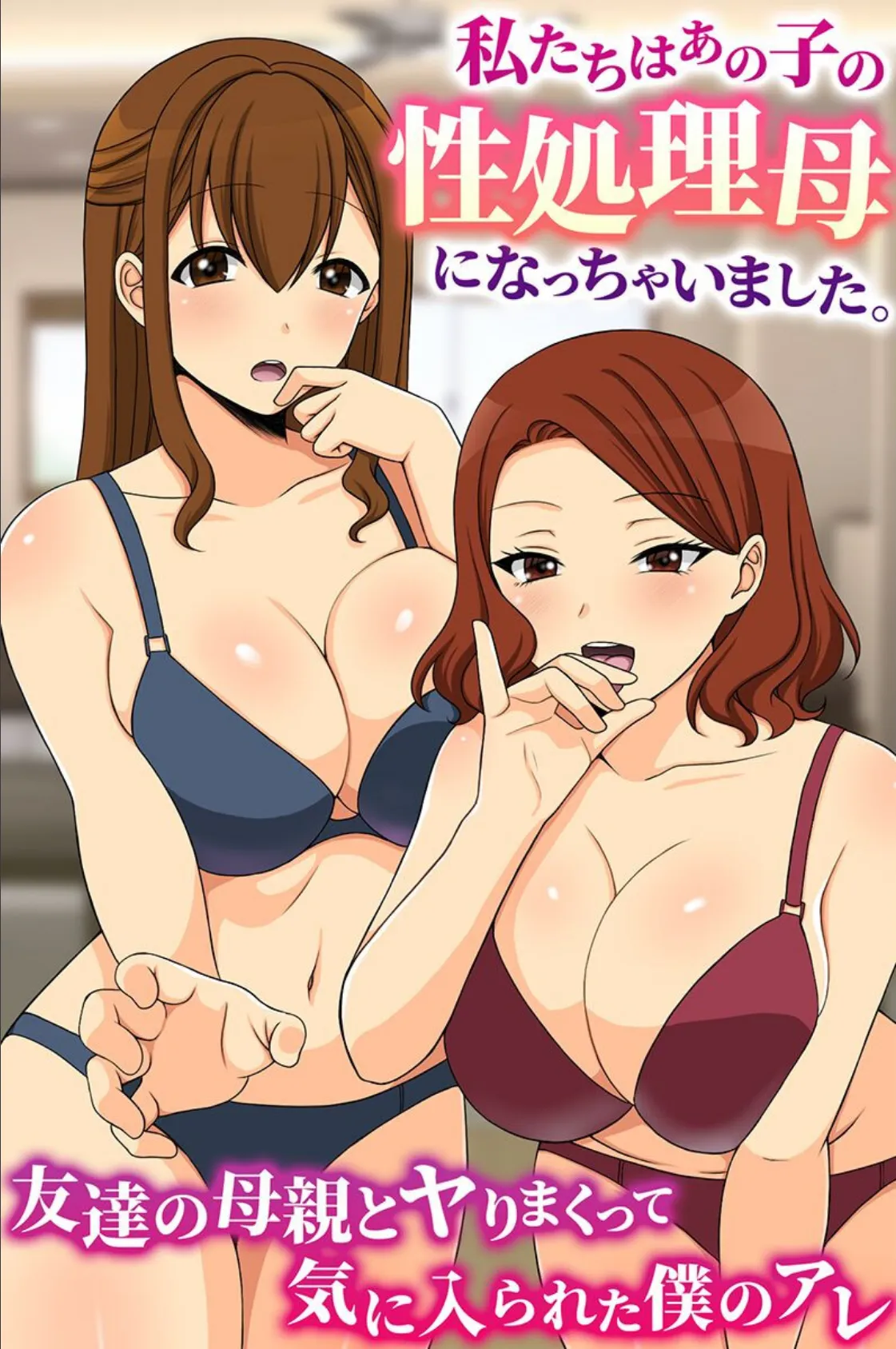 私たちはあの子の性処理母になっちゃいました。友達の母親とヤりまくって気に入られた僕のアレ